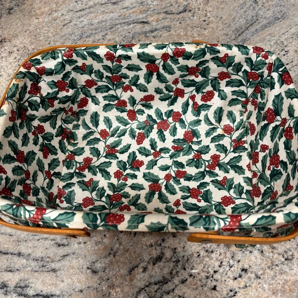 Vintage Longaberger 1996 Holiday Cheer Basket - Picture 9 of 16